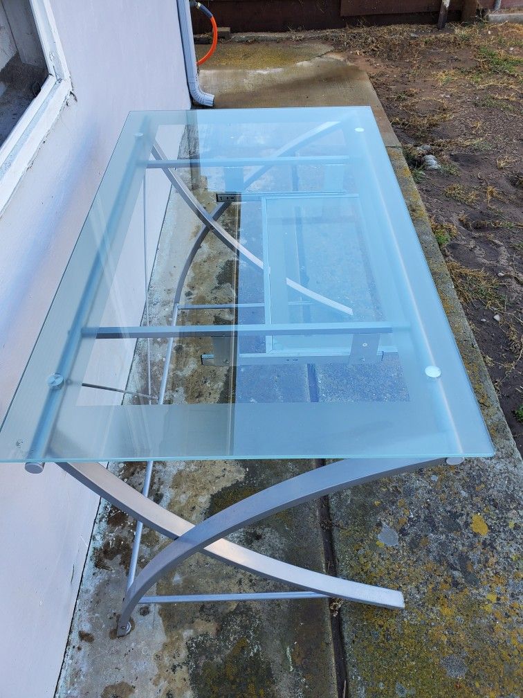 Glass Top Desk