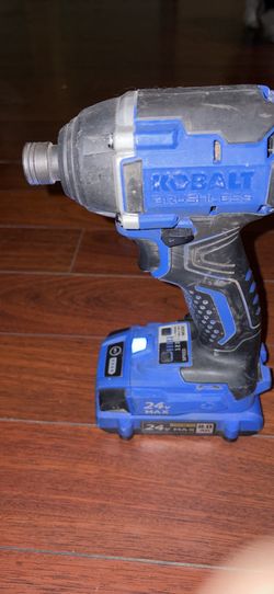 Kobalt 24 volt brushless battery driver