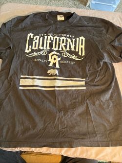 Shaka Wear Mens 2XL Black California Loyalty & Respect Heavy Graphic TShirt