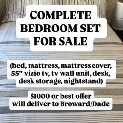 Bedroom / Computer Set – Full Bundle! (Delivery Available) – $1,000 OBO