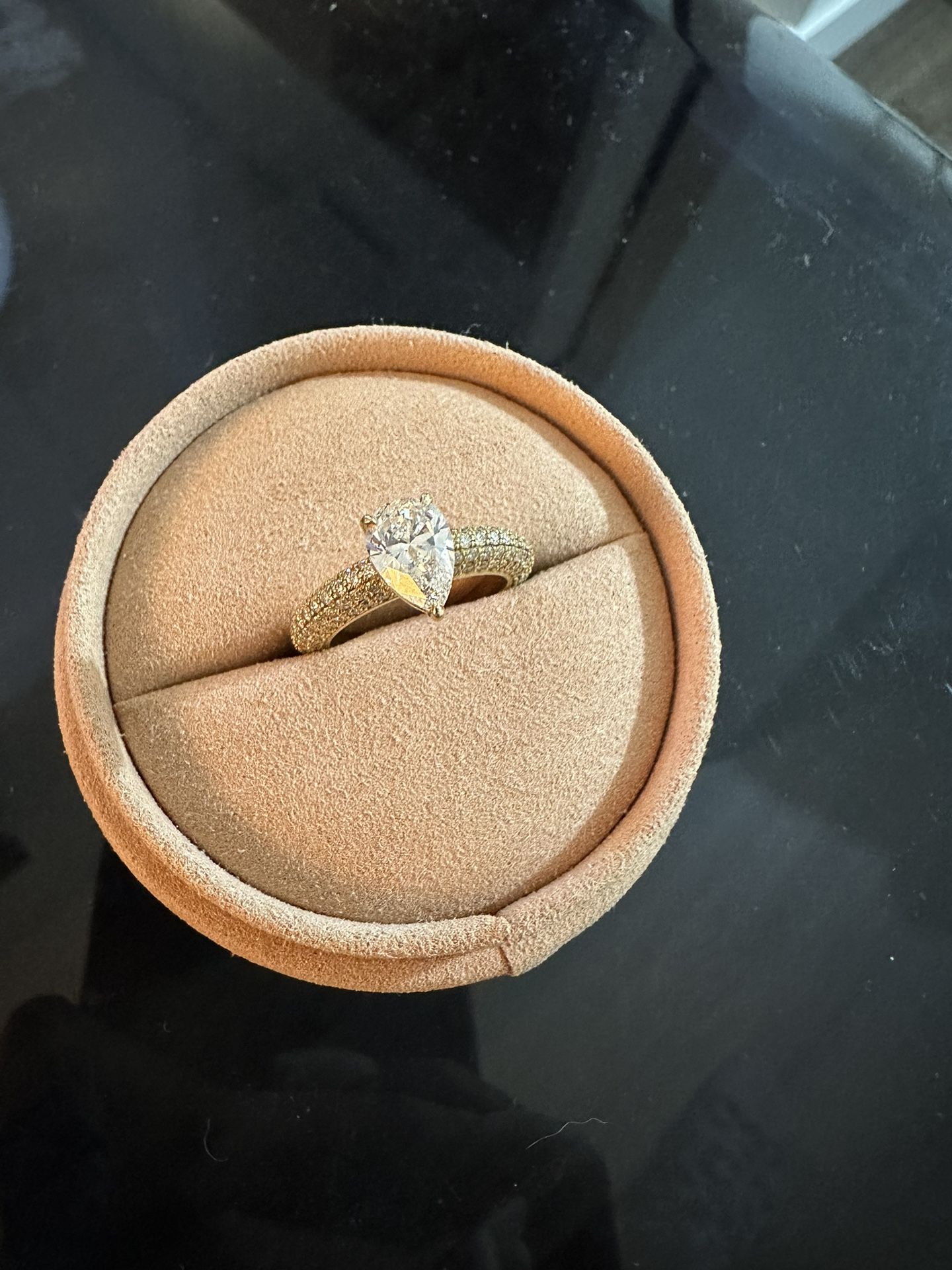 18k Gold Lab Diamond Engagement Ring