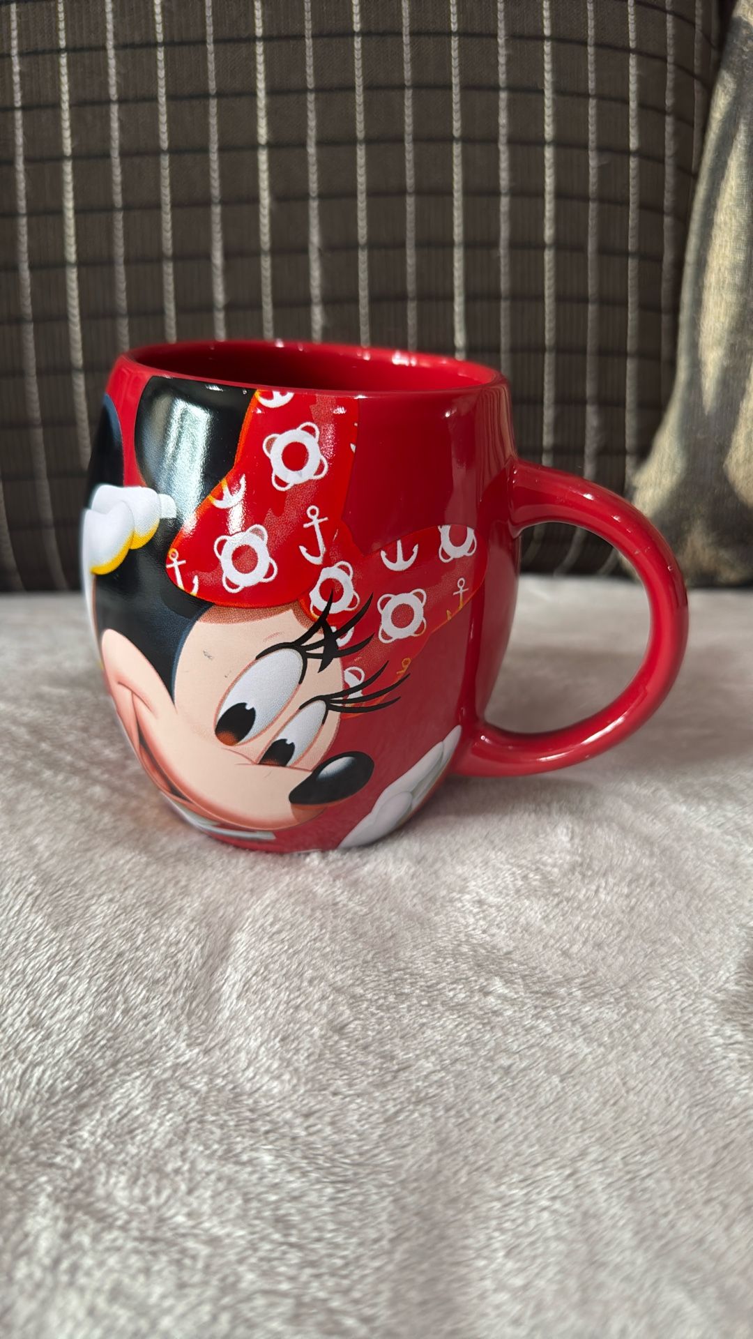 Disney Cruise Line Minnie Mouse Red Mug