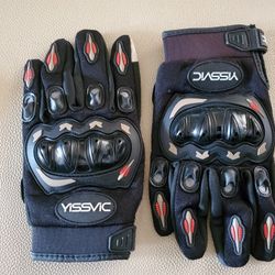 Motorcycle Gloves, And Eye Protection 