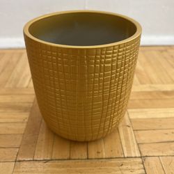 Golden Ceramic Planter Pot