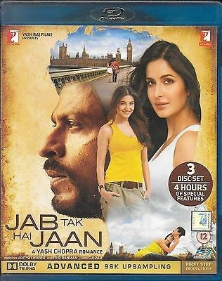 Jab Tak Hai Jaan (Bluray)3 DvD Set With English Subtitles