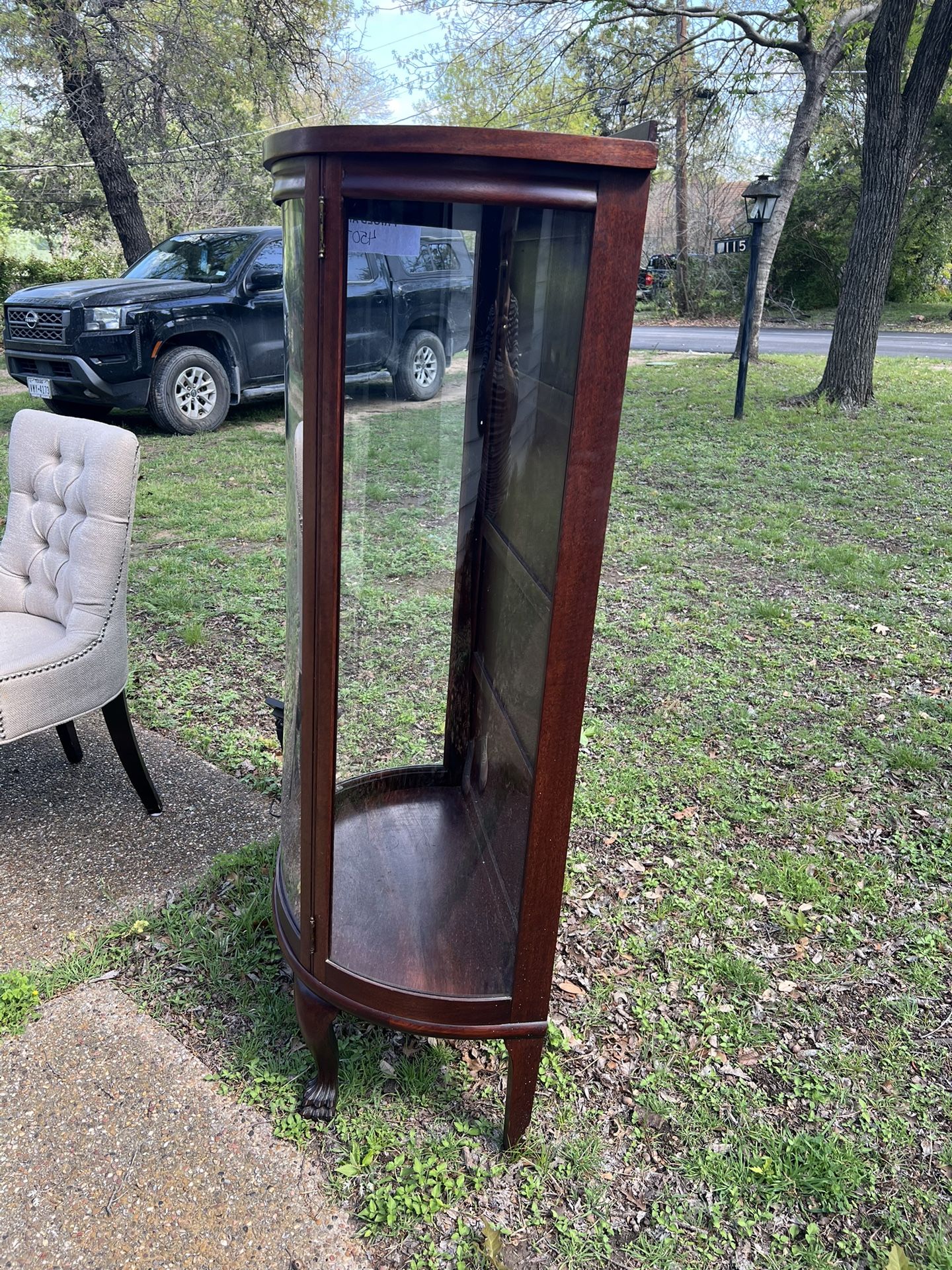 Victorian Oak Curved