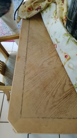Vintage Used Family Table