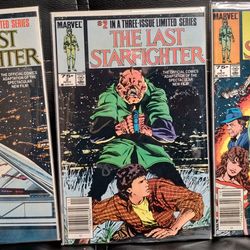 The Last Starfighter comic book set #1-3 marvel