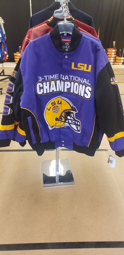 LSU. cotton twill JACKET size 2 Xl. & 4 xl