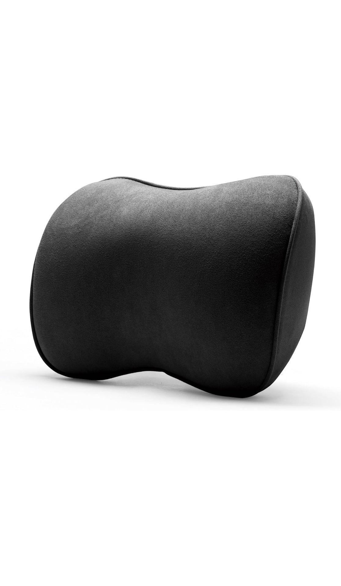 WENNEBIRD Model A Cervical Pillow - Adjustable Webbing and Washable Neck Support Pillow, Alcantara Fabric Memory Foam Headrest for Office Chair, Game