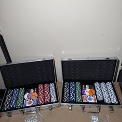 Poker Chip Set in Aluminum Case – Complete Set 