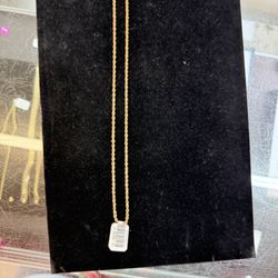 14k Thin Rope Chain
