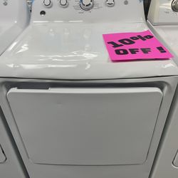 TOPLOAD GE GAS WHITE DRYER