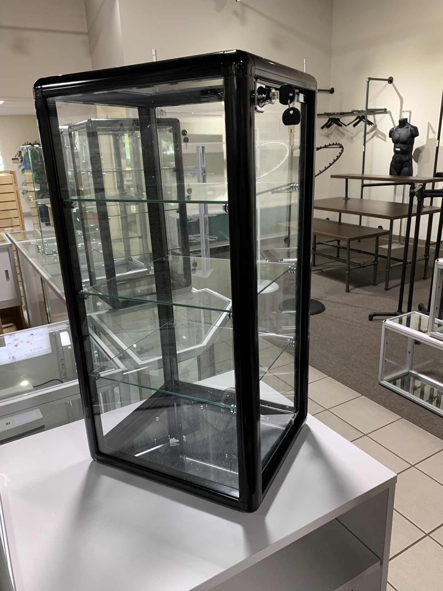 Black Aluminum Countertop Display Case for Sale in Doral, FL OfferUp