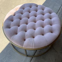 Pink Ottoman 