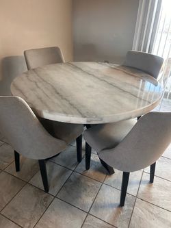 Marble table