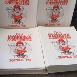 HandMade Nebraska Posters Good Condition 11"Across And 14"Tall Dated Back To 1993 $3.00 For Each Poster 