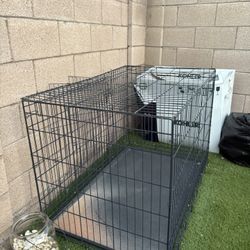 Large Black Dog Kennel