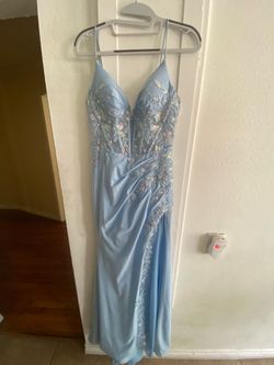 Baby Blue Prom dress Size 8