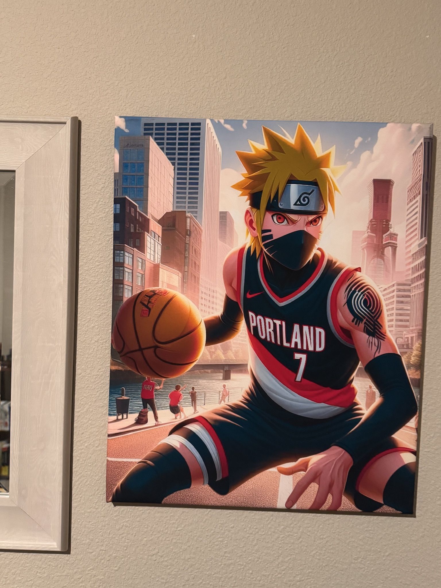 Naruto And Goku Wallart
