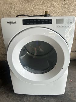 Whirlpool Front Load Dryer White end washing machine