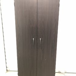 Tall Brown Cabinet Dresser