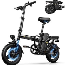 Electric E-bike W/400W Motor And 48v 13Ah Removable Battery Folding E-bike 