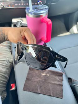 Tom Ford Black Oversized Sunglasses