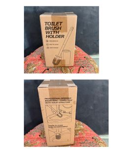 NEW Toilet Brush with Holder – Sealed Box