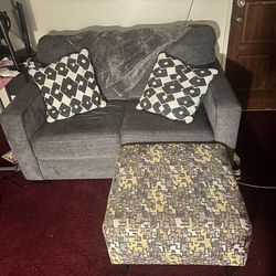 love seat and ottoman