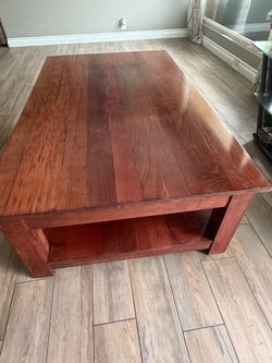 Rosewood coffee table