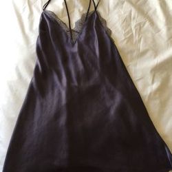 Victoria's Secret Satin Slip with Lace- Small