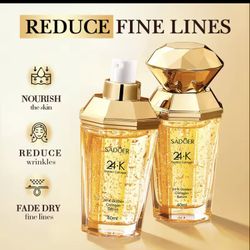 suero de colágeno dorado para el rostro hidratante antiarrugas hidratante antienvejecimiento esencia Facial productos para el cuidado de la piel 24k