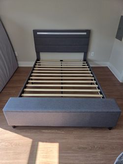 Queen Bed Frame With Storage