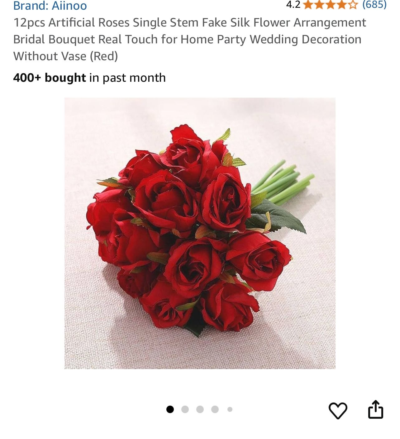 Fake Flower 8 Of Them