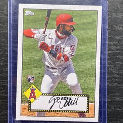 2021 Topps Signed Jo Adell Rookie Baseball Card #T52-26