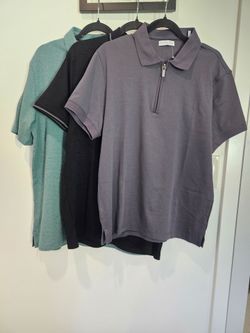 Men's Polo Shirt Bundle Size L – 3 Shirts, Great Condition