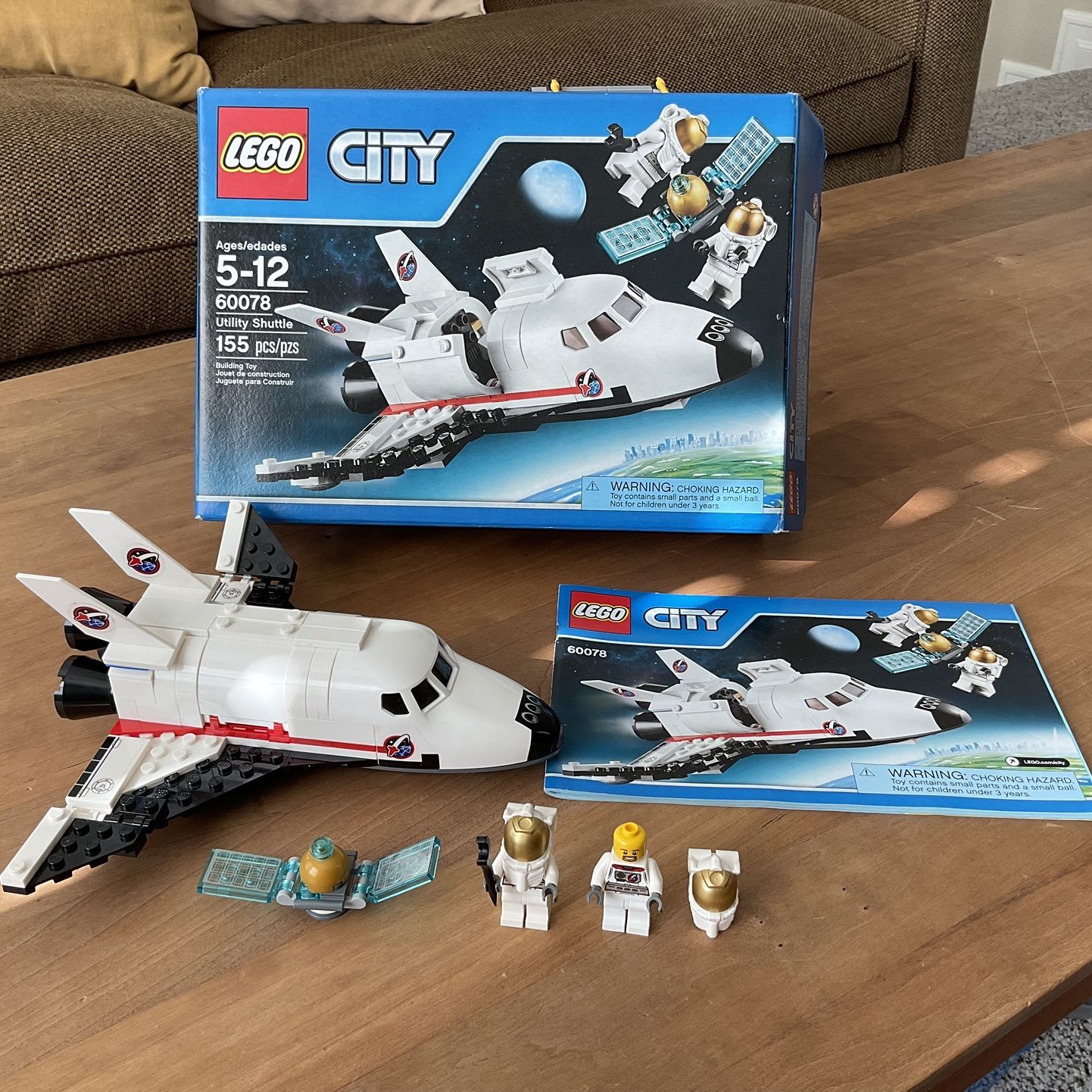 LEGO City Space Port 60078 Utility Shuttle Building Kit (100