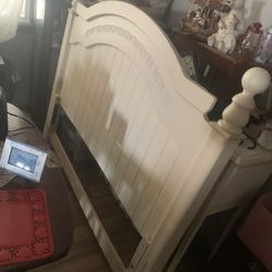 Headboard Cream Off White Full/Queen