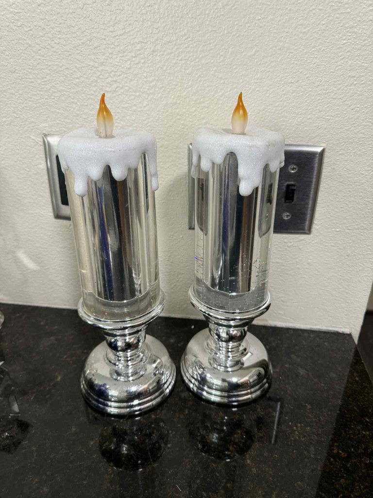Bath And Body Works Battery Operated Candle Set Of 2 