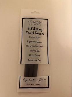exfoliating face razors