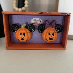 Mickey & Minnie Pumpkin Salt & Pepper Shaker
