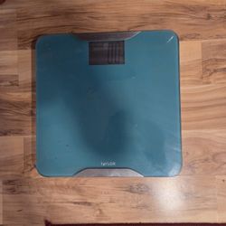 Turquoise Glass Scale For Weighing People Works Well