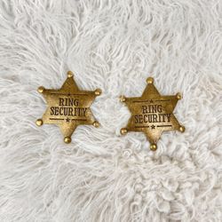 Wedding Ring Security Gold Badges For Boys Smoke Free Home 