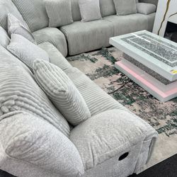 Theater Reclining Stylish Sectional!