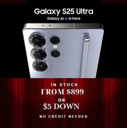 🚀 Unlocked Samsung Galaxy S25 Ultra 5G Smartphone – 6.9" Display, Only $5 Down! 📱