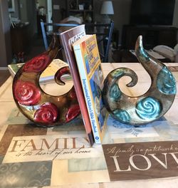 New Ceramic Book Ends