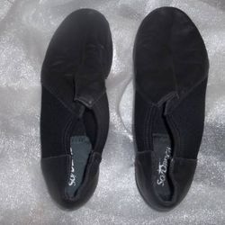 So Danca JZ43 Black Adult Size 6 Medium Slip On Jazz Shoes