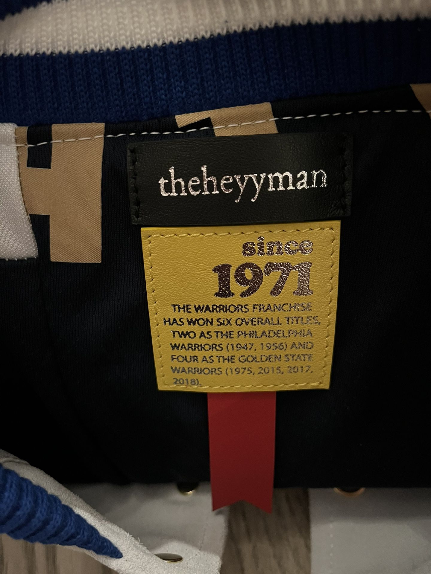 Golden State Warriors Michelob Ultra Theheyyman Leather Jacket