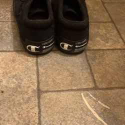 Men’s Black Champion Shoes Size 9
